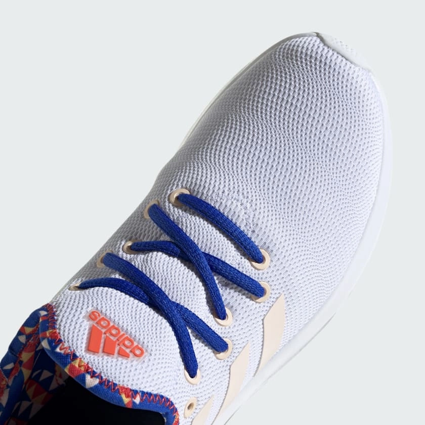 Adidas Badminton Shoes Adidas Women's Lifestyle "Cloudform Pure" Sneakers - Cloud White / Bliss Orange / Bright Red