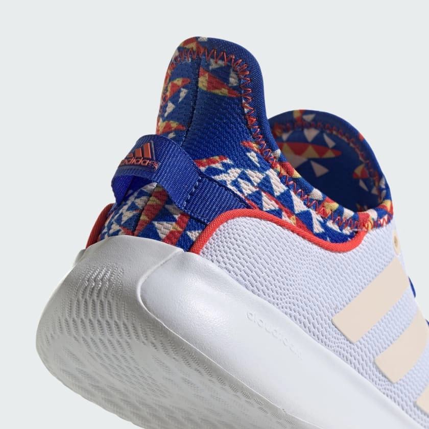 Adidas Women's Lifestyle "Cloudform Pure" Sneakers - Cloud White / Bliss Orange / Bright Red Kevin Garnett Adidas Shoes