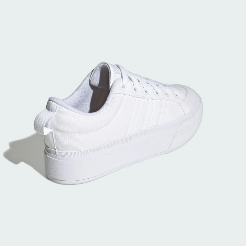 Adidas Women's "Bravada 2.0" Platform Sneakers - Cloud White / Cloud White / Chalk White Adidas Golf Shoes Tech Response