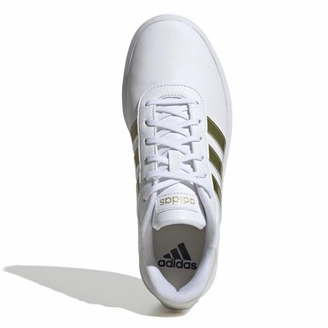 Adidas Most Expensive Shoe Adidas Women's "Court Platform" Sneakers - White/Gold