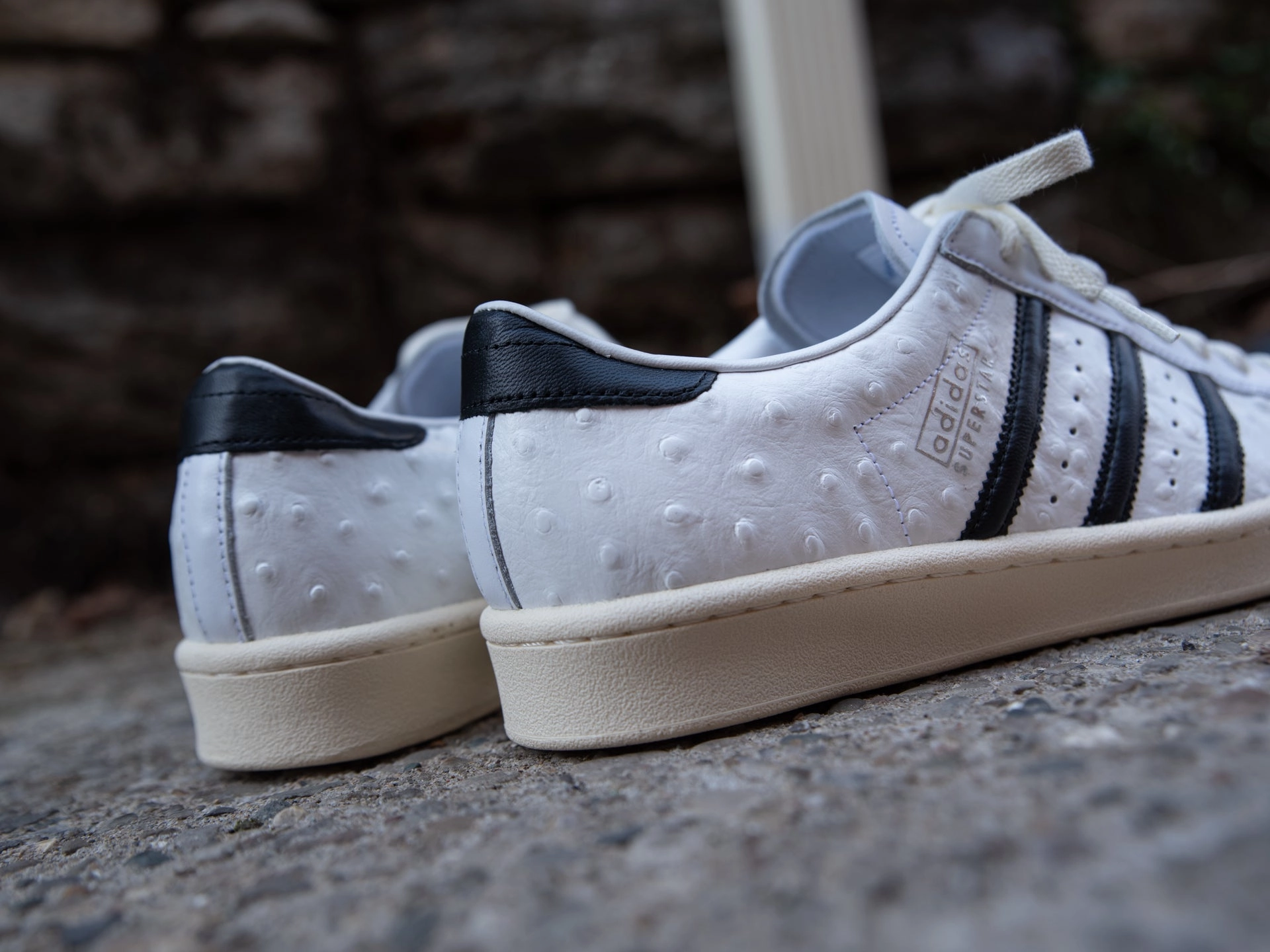 Adidas Women's Superstar Vintage 'White/Black' Adidas Slip On Skate Shoes