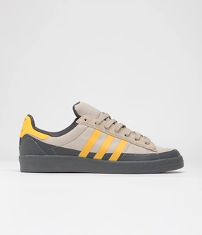 Adidas x Pop Trading Company Campus ADV Shoes - Grey Six / Active Gold / Clay Brown Adidas Duramo Sl 2 Running Shoes