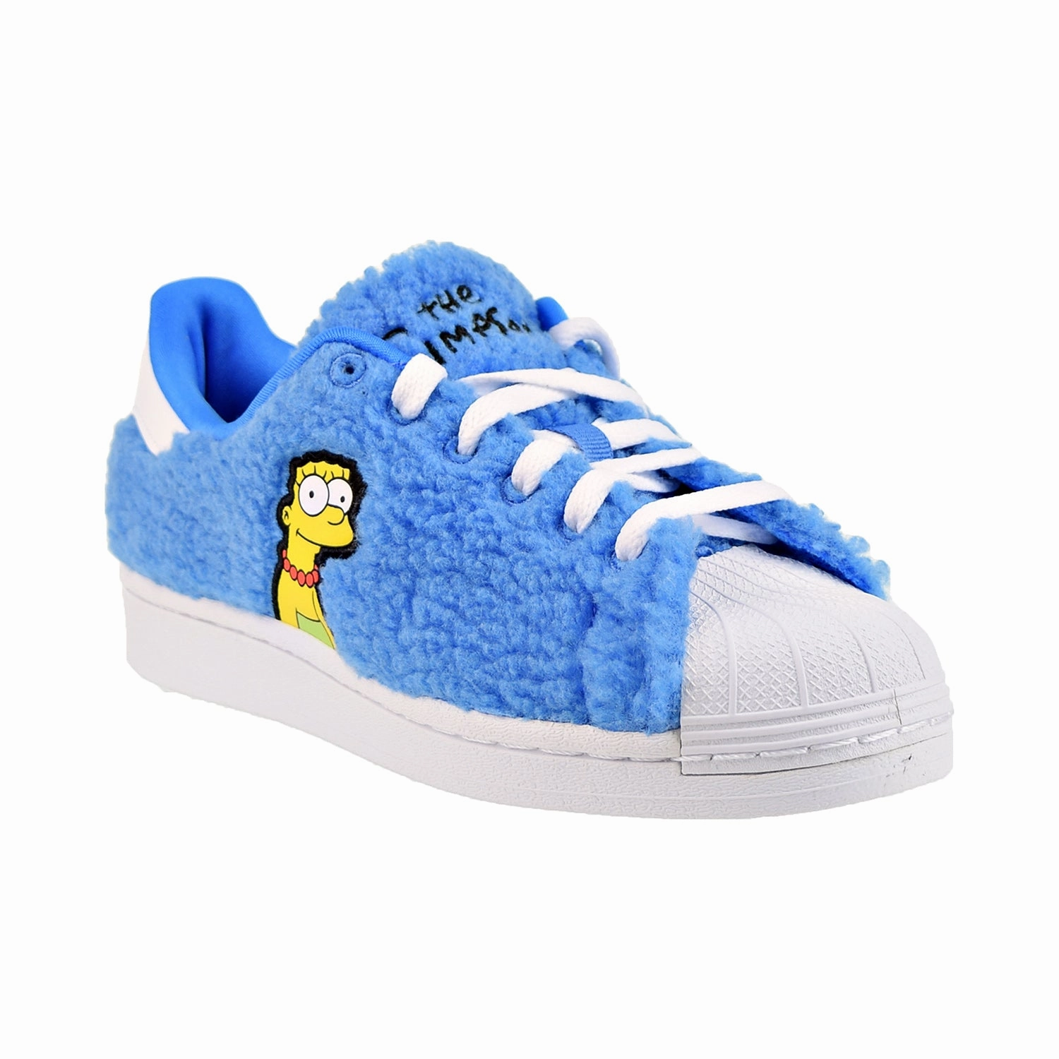 Adidas x The Simpsons Superstar "Marge" Big Kids' Shoes Blue-White Adidas Superstar Adv Shoes