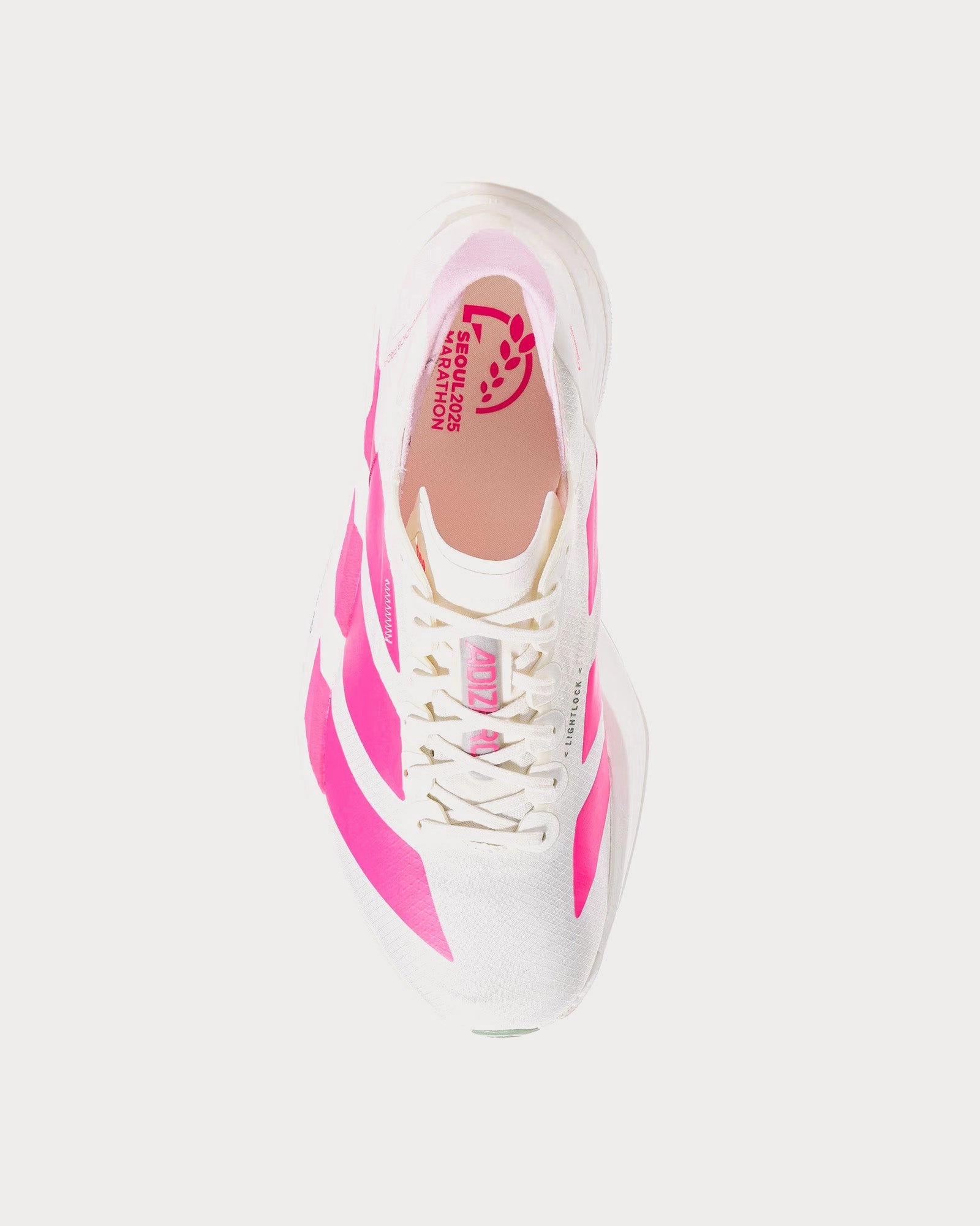 Adidas Running Shoe Lineup Adizero EVO SL Off White / Lucid Pink / Silver Green Running Shoes