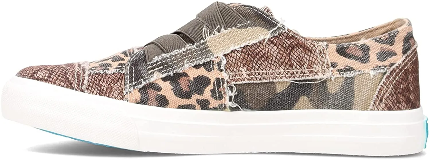 Blowfish Malibu Women's Marley Slip-on Canvas Sneakers WHCWC Cat Work Sneakers