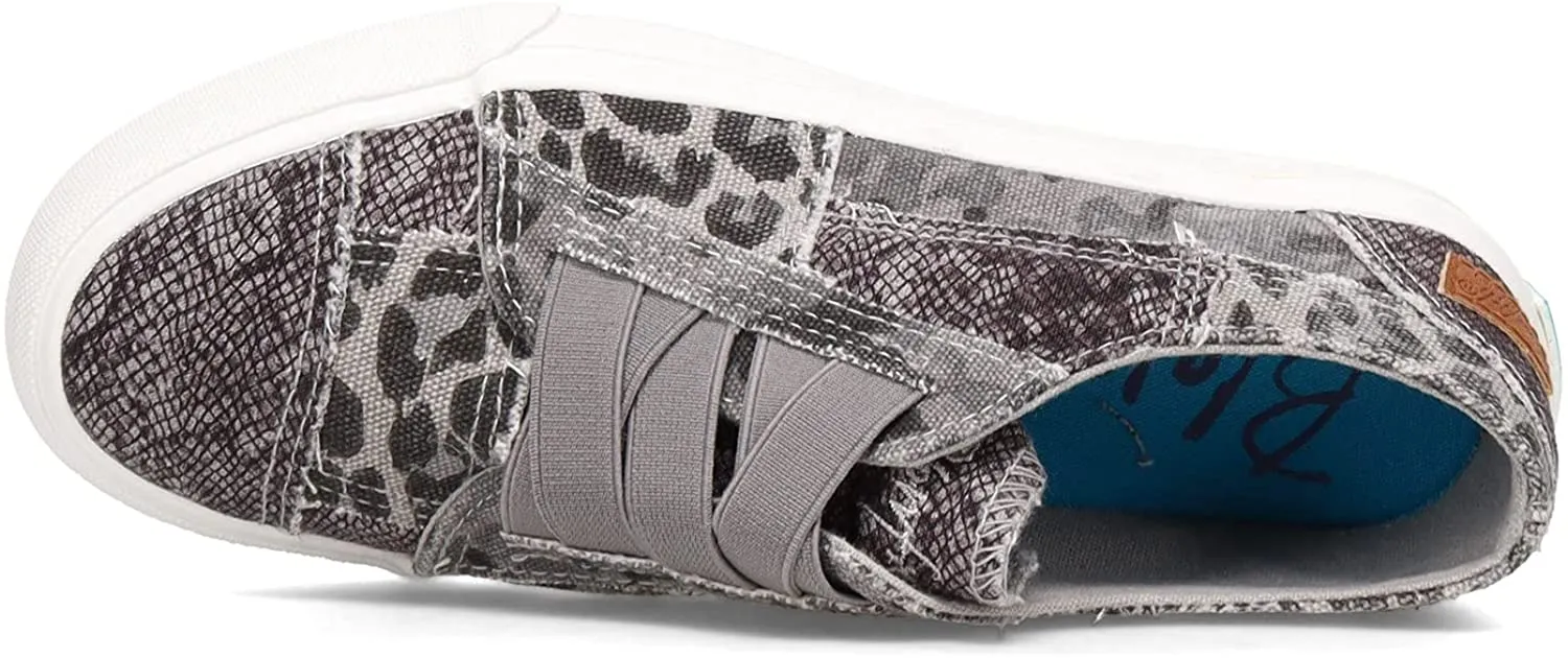 Blowfish Malibu Women's Marley Slip-on Canvas Sneakers WHCWC Checkered Sneakers