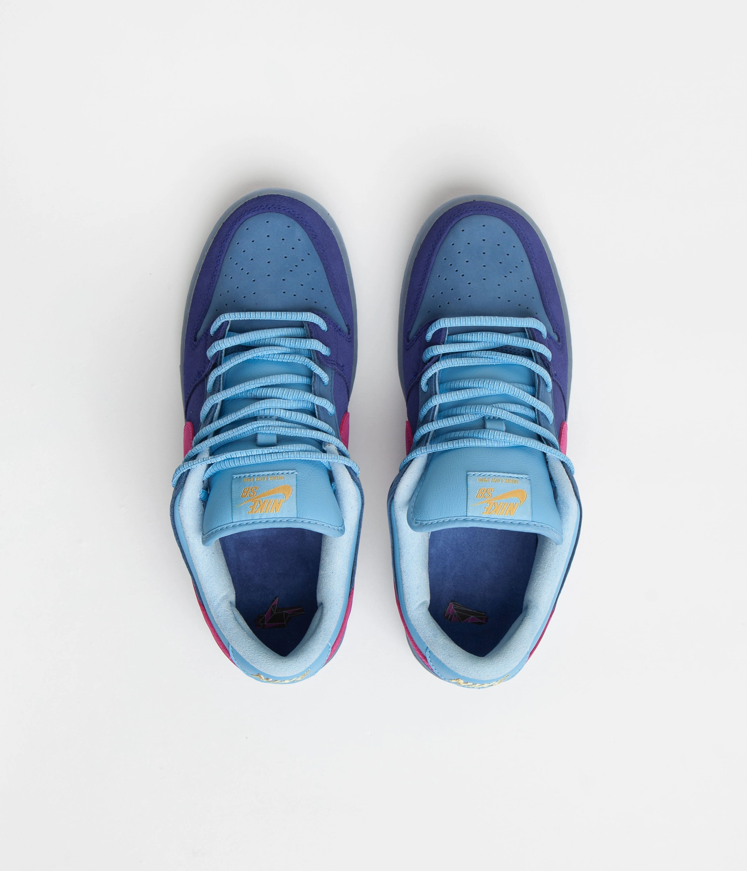 Asics Uk Running Shoes Nike SB x Run The Jewels Dunk Low Shoes - Deep Royal Blue / Active Pink - Blue Chill