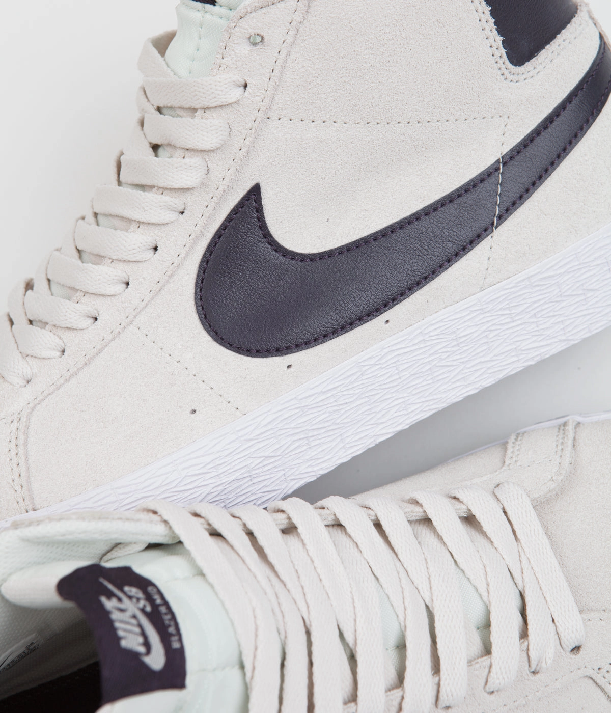 Nike SB Blazer Mid Shoes - Phantom / Cave Purple - Phantom - White Asics Midfoot Strike Running Shoes