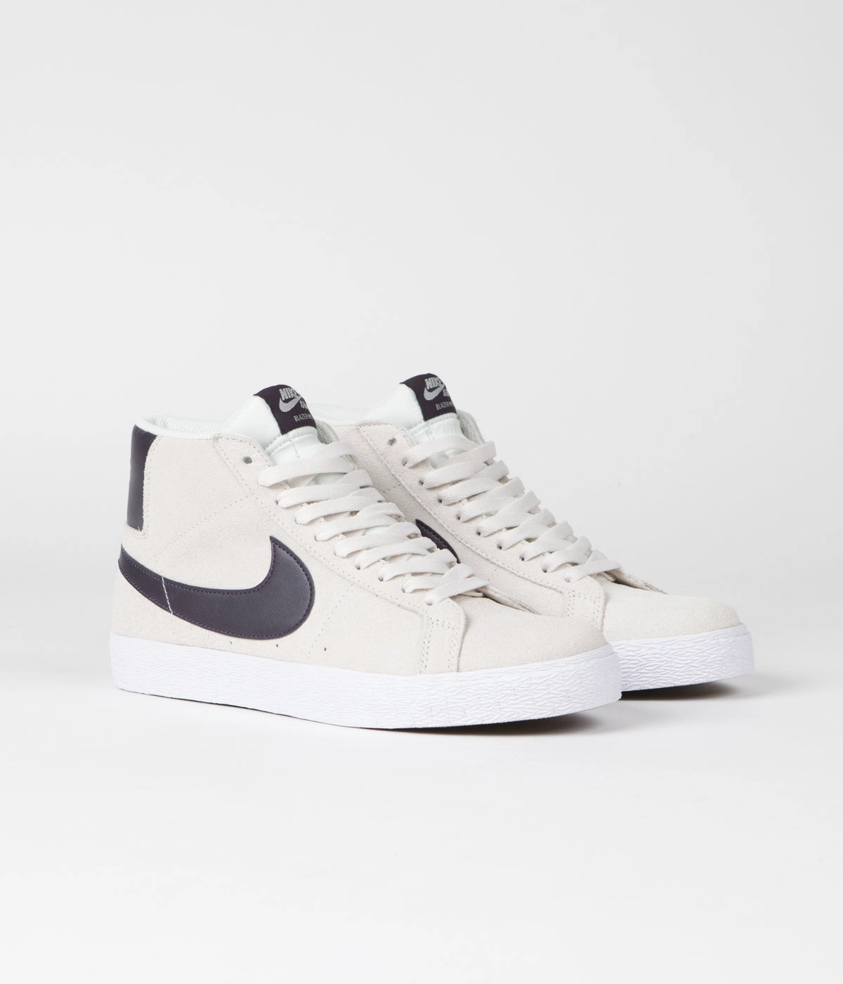 Tennis Asics Shoes Nike SB Blazer Mid Shoes - Phantom / Cave Purple - Phantom - White