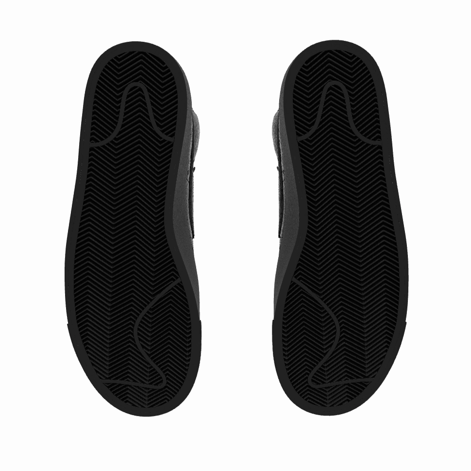 $195 NIB NEW Mens NIKE Blazer Mid 77 Custom Triple Black Premium Leather Shoes Asics Running Shoes Beginner