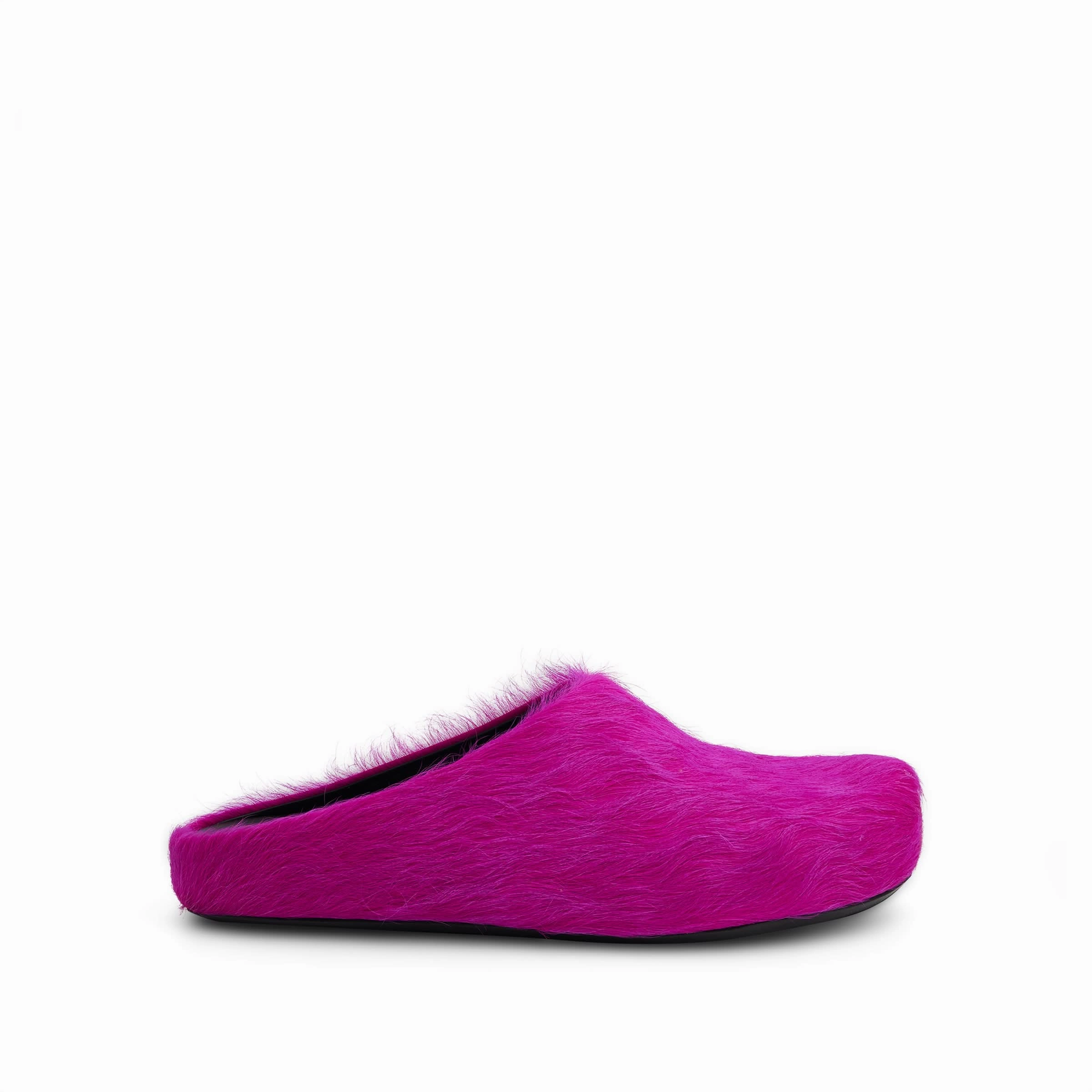 Best Sandals For Plantar Fussbett Long Hair Sabot in Fuchsia