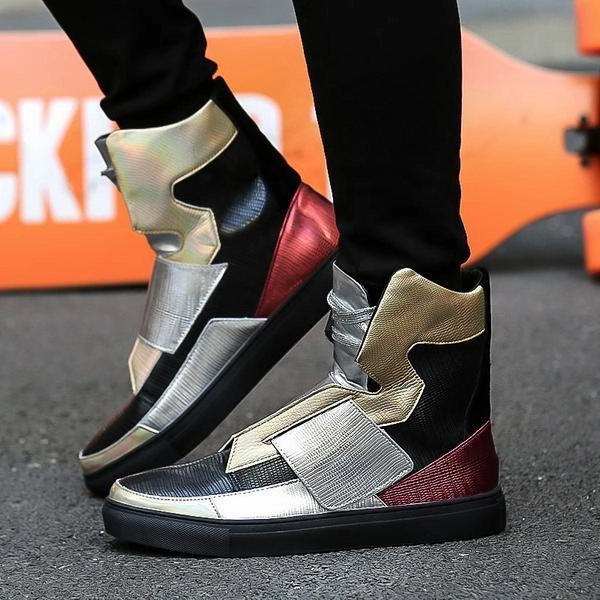 Styles Of Flat Shoes Fashion Breathable Casual Walking Colorful Shoes Hip Hop Shoes