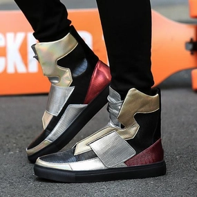 Fashion Breathable Casual Walking Colorful Shoes Hip Hop Shoes Comfortable Dress Flat Shoes