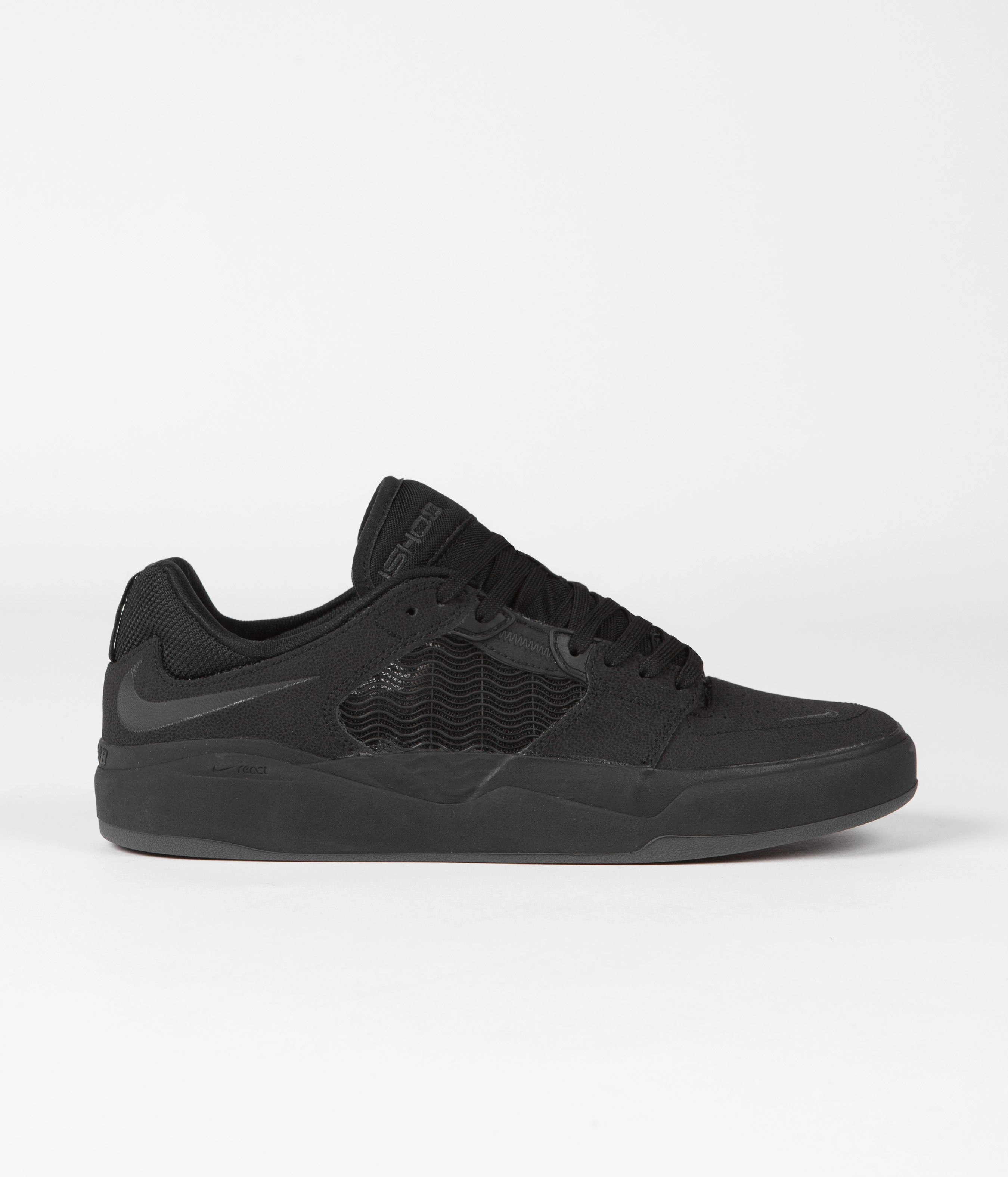 Nike SB Ishod Premium Shoes - Black / Black - Black - Black Athletic Shoes Asics