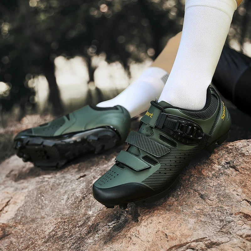 Professional Road Cycling Shoes Flat Cleat Self-Locking cycling shoes for men Beginner Running Shoes