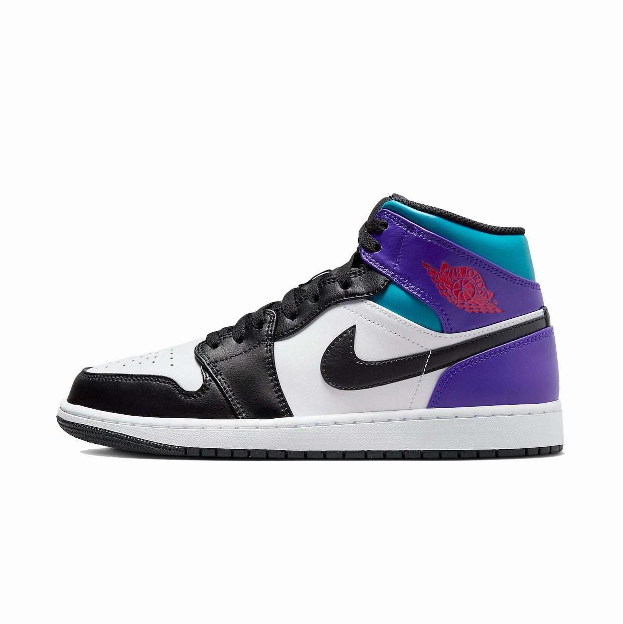 AIR JORDAN 1 MID   1  WHITE/BLACK-BRIGHT CONCORD DQ8426-154 Asics Fifty Four Wrestling Shoes