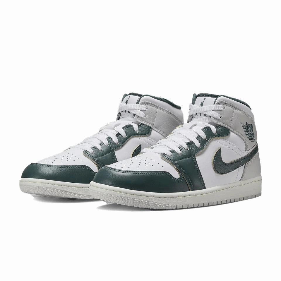 AIR JORDAN 1 MID SE   1 WHITE/GREEN-NEUTRAL GREY /  -FQ7720-103 Asic Shoe Laces