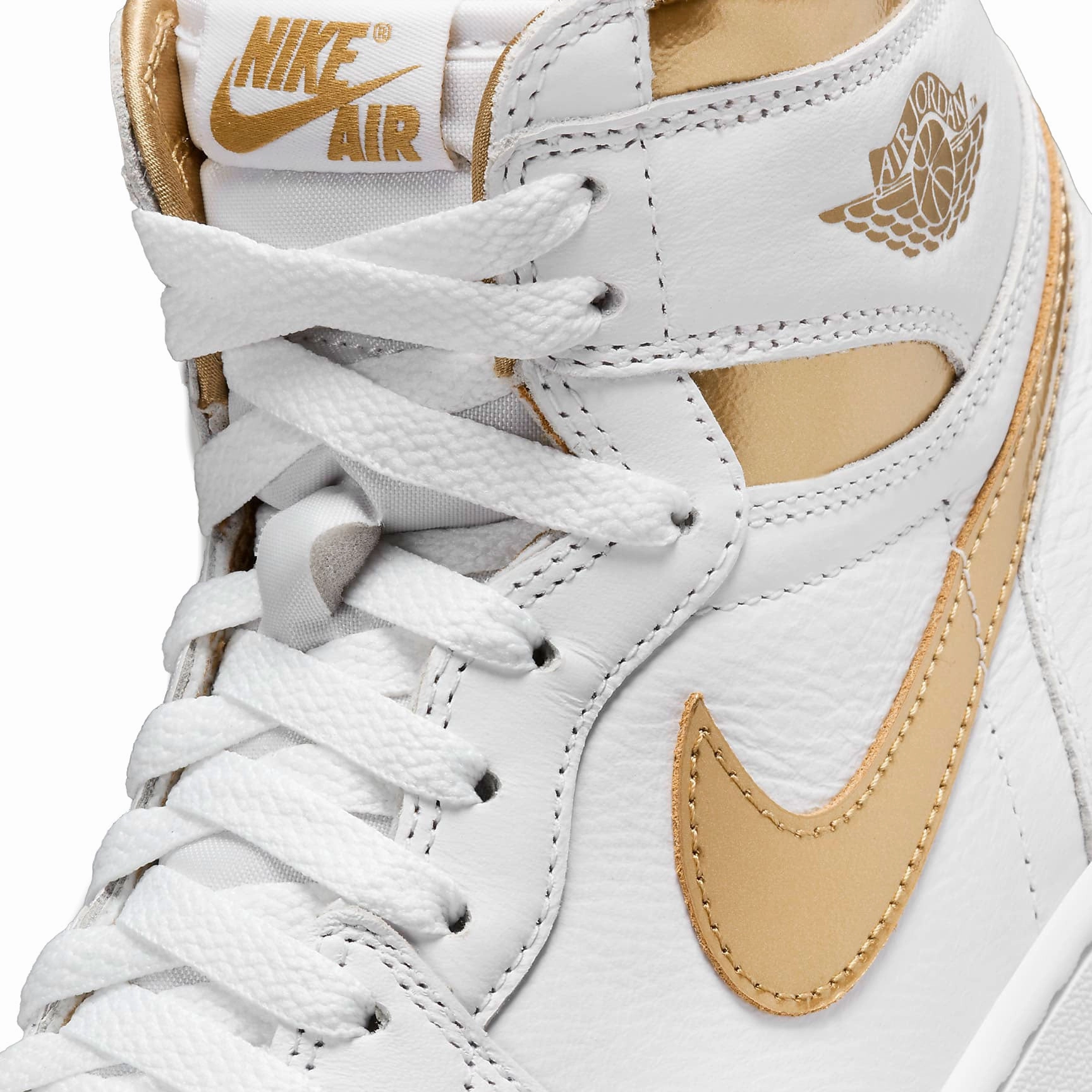 Best Asics Shoes For Gym Workouts AIR JORDAN 1 RETRO  1  HIGH OG WMNS "White and Gold"FD2596-107
