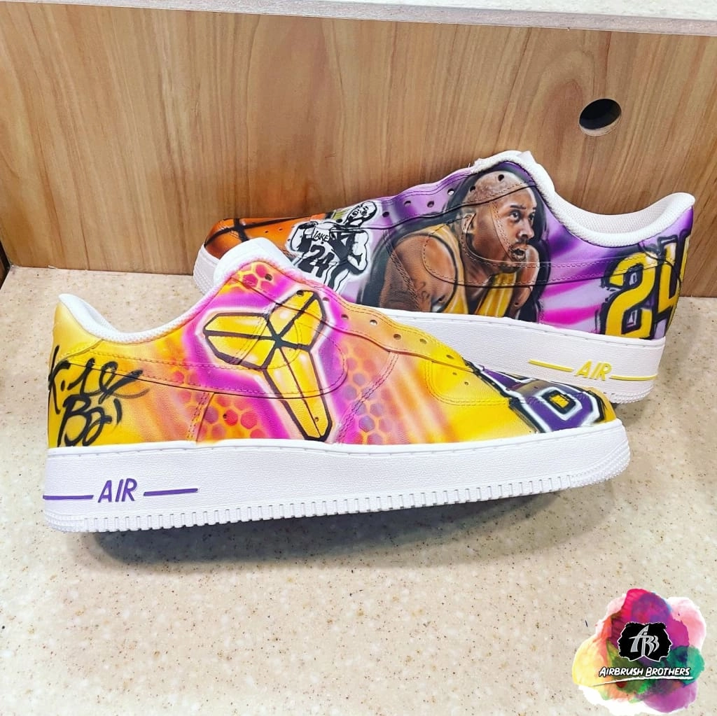 Asics Shoes Original Price Airbrush Custom Kobe Bryant Shoe Design
