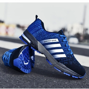 Fashion Men's Shoes Portable Breathable Running Shoes Walking Shoes Free Flyknit Running Shoes