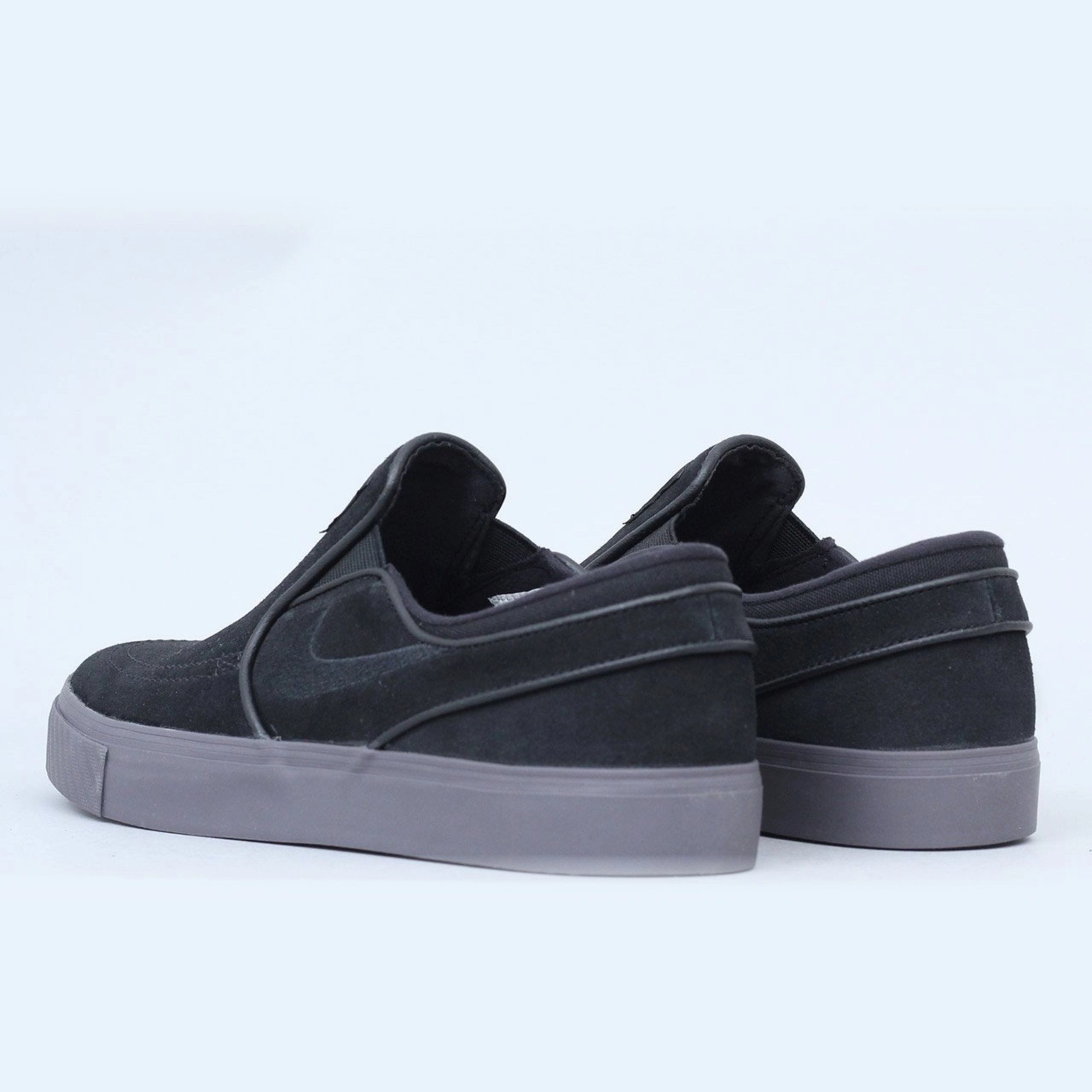 Nike SB Stefan Janoski Slip Shoes Black / Black - Thunder Grey Asics Shoe Size Guide