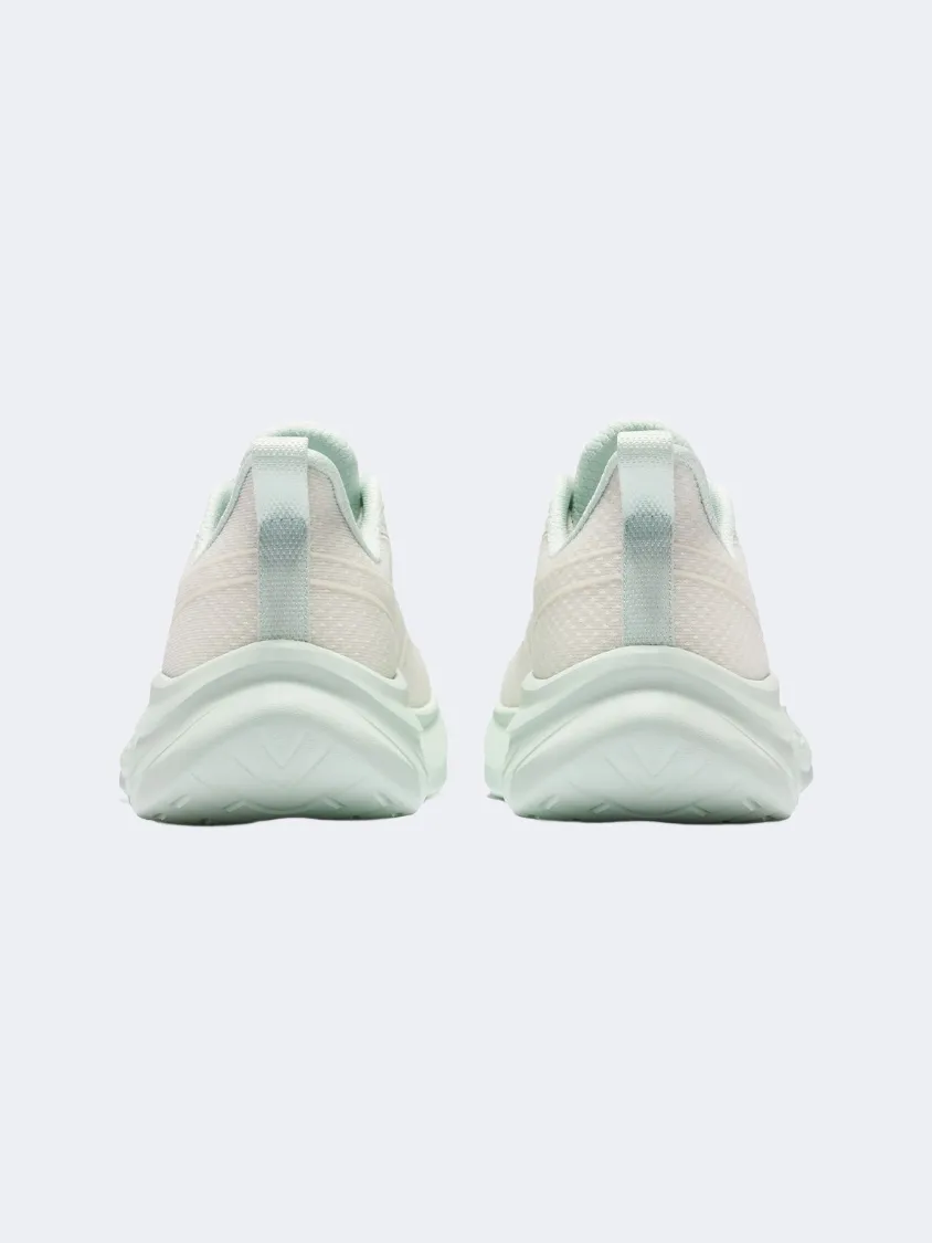 Very Cushioned Running Shoes Erke Women Running Shoes White/Icy Green