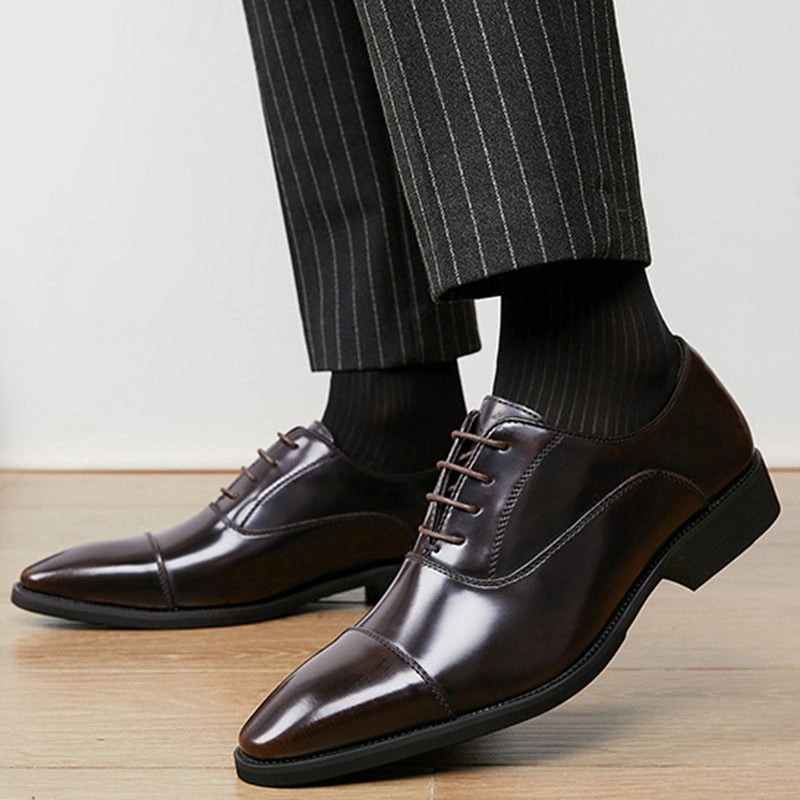 Kids Loafers Men's patent leather formal oxfords shoes wedding & business shoes