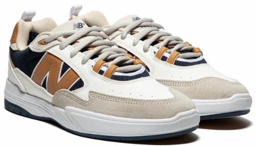 Blue 1906 New Balance NB Numeric 808 x Tiago Lemos / Cream / Brown / Navy