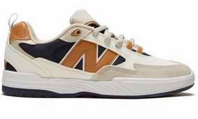 Is New Balance An American Company NB Numeric 808 x Tiago Lemos / Cream / Brown / Navy