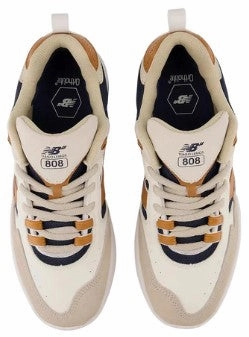 New Balance Stability Running Shoes For Men NB Numeric 808 x Tiago Lemos / Cream / Brown / Navy