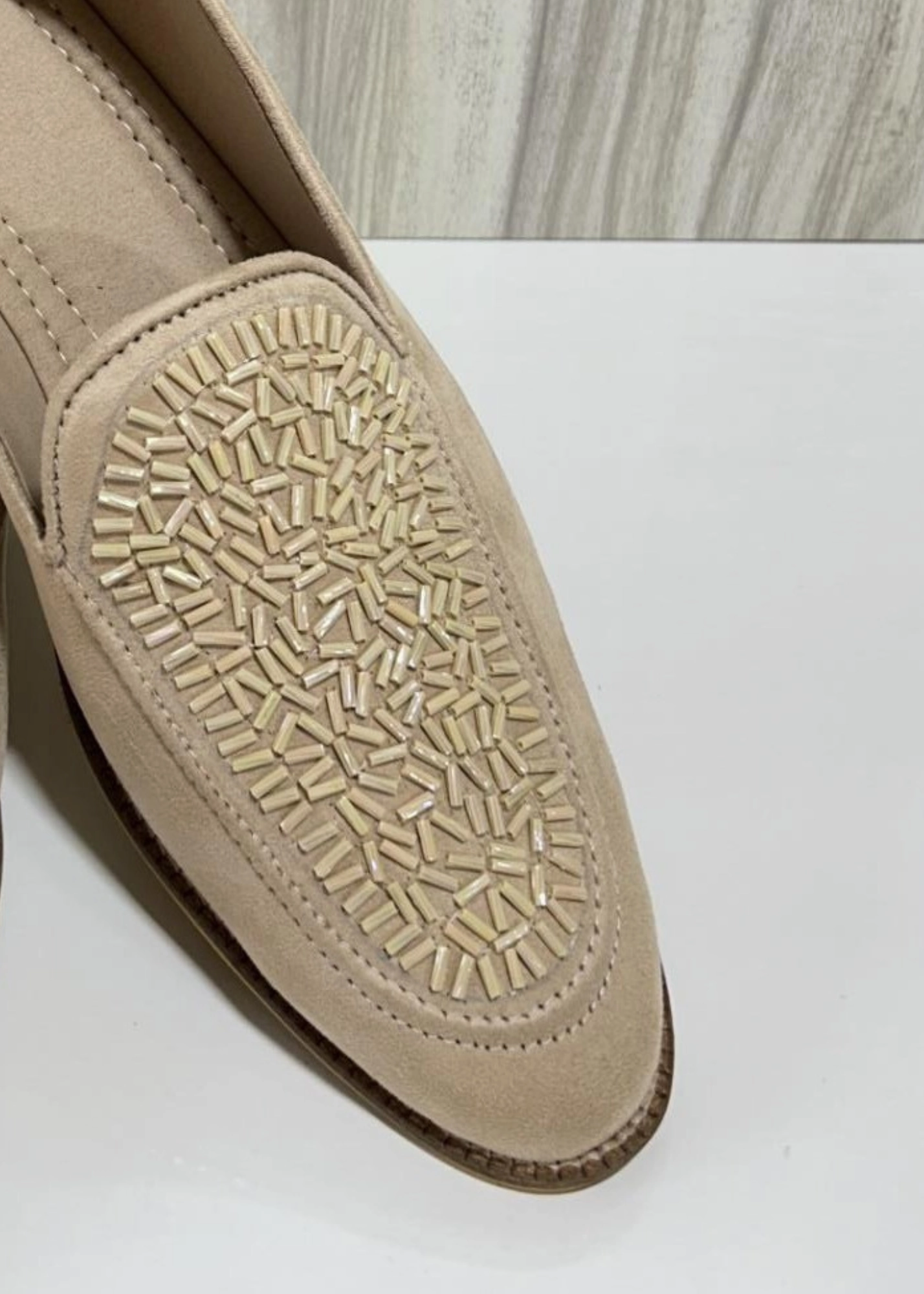 Best Loafers LIGHT GOLDEN SUEDE SHOES FOR MEN