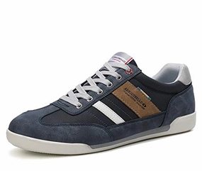 Calico Shoes Flats AX BOXING Mens Casual Shoes Fashion Sneakers Breathable Comfort Walking Shoes for Male(AA Navy Blue, Numeric_10)