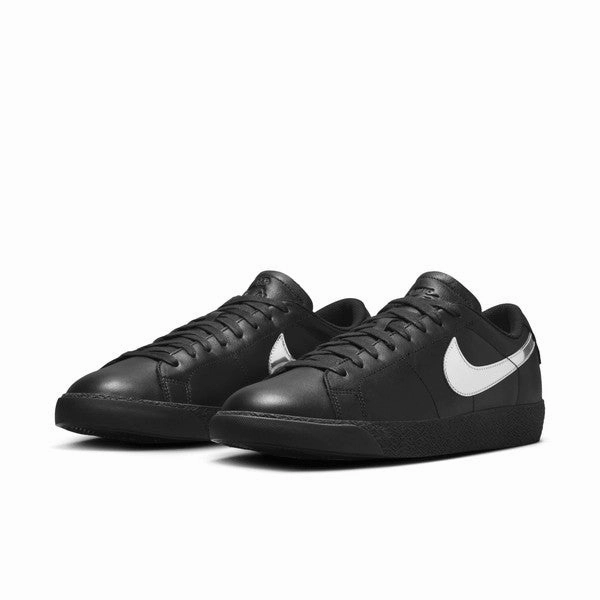 Nike SB x Dancer Skateboards Zoom Blazer Low QS Black - Metallic Silver - Black Jordan Burroughs Shoes Asics