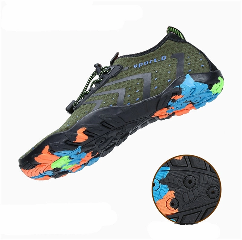 Aqua Shoes Summer Shoes Men Breathable Beach Slippers Upstream Shoes Adult Woman Swimming Sandals Diving Socks Tenis Masculino Sandals With Heels