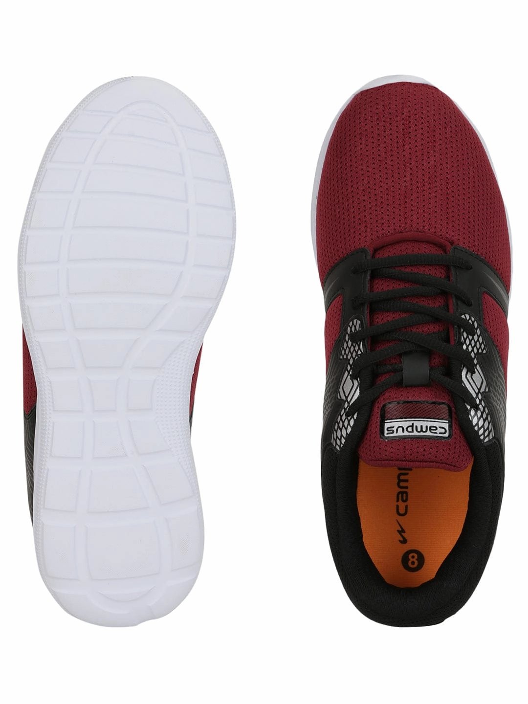 AQURA-2 Red Men's Running Shoes Best Running Shoes For Achilles Tendonitis