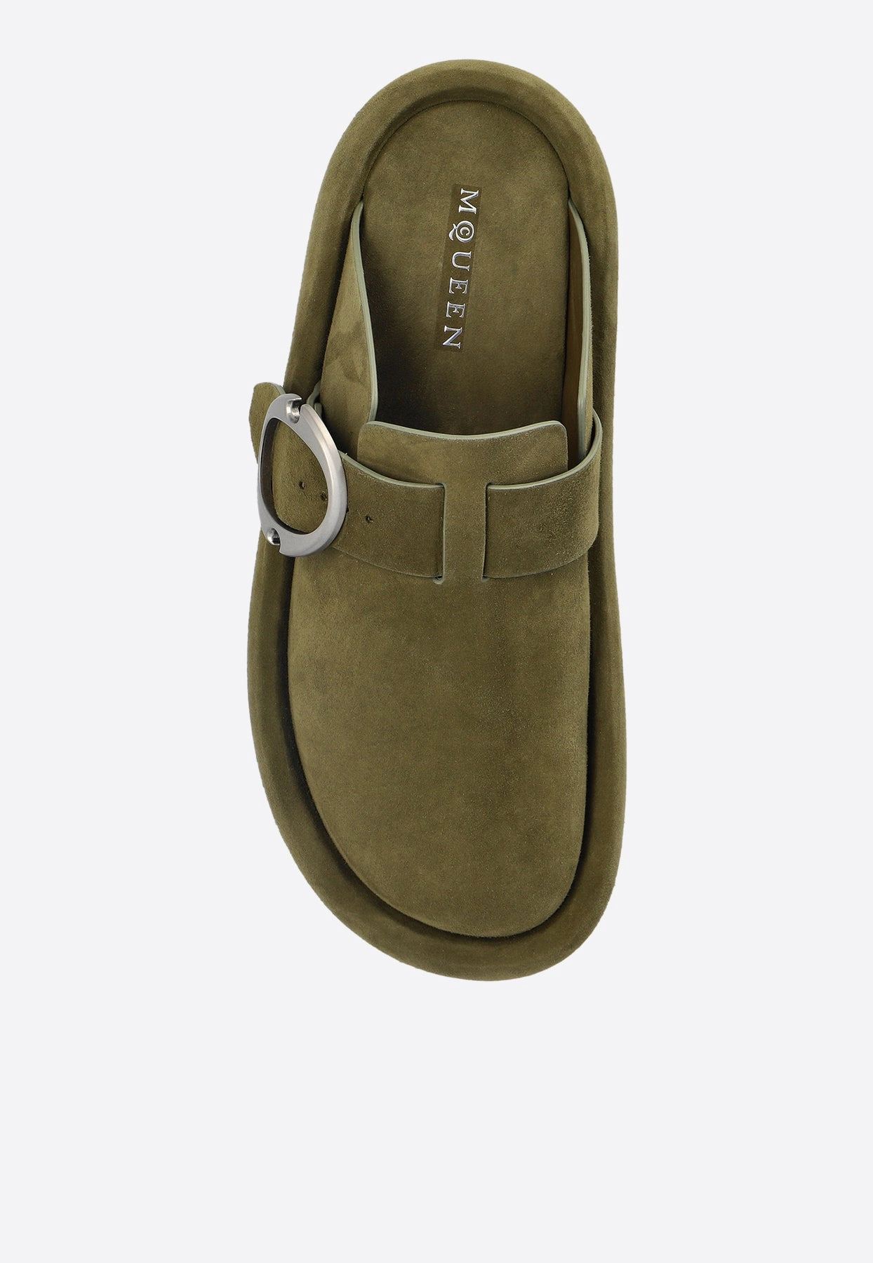 Arc Suede Clog Slides Furry Slippers