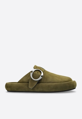 Arc Suede Clog Slides Igh Slippers