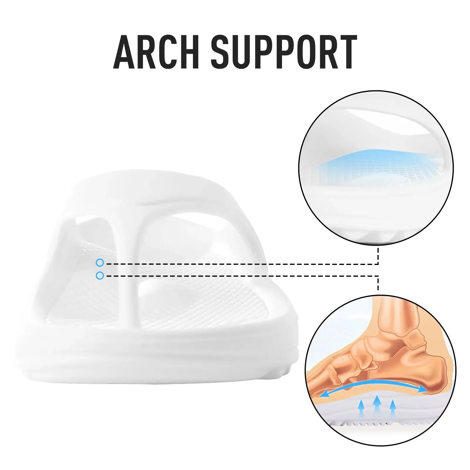 Valentines Slippers Arch Support Flip Flops