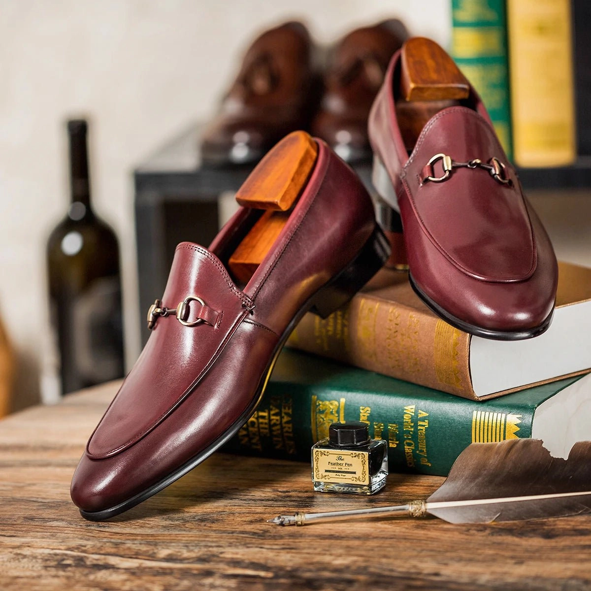 Loafers Ralph Lauren Brand new design men dress shoes genuine leather loafers