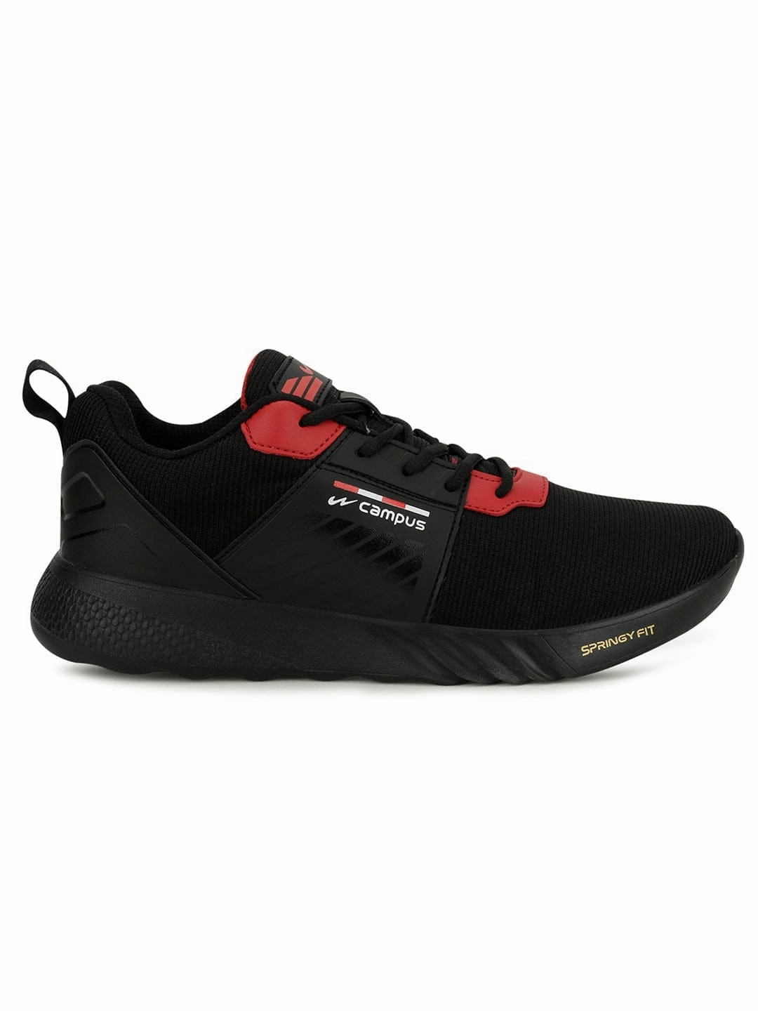 Thick Sole Running Shoes Asia Black Men's Running Shoes