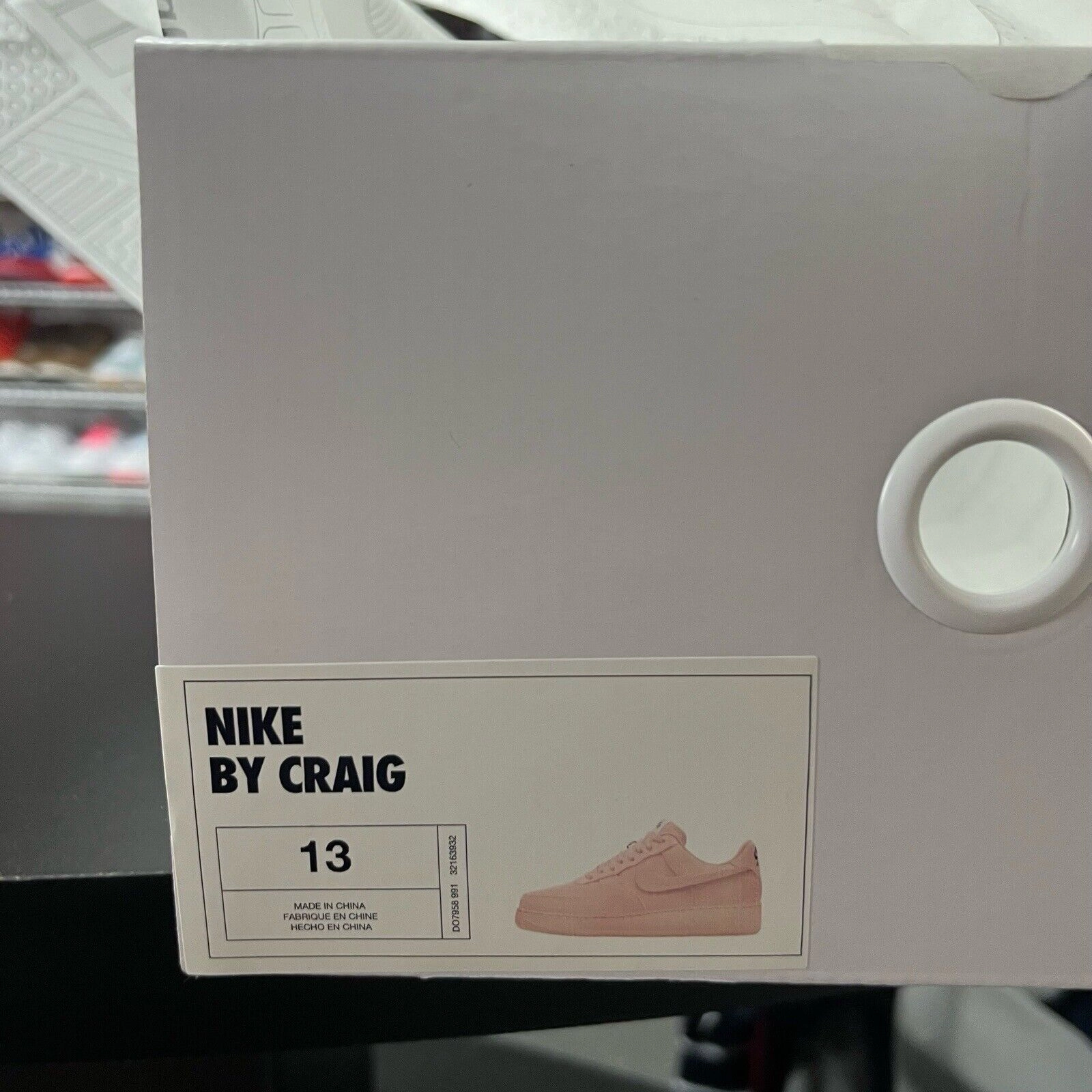 Asics Tokyo Shoes Custom Nike By You Air Force 1 Low Light Pink Corduroy Men's Size 13