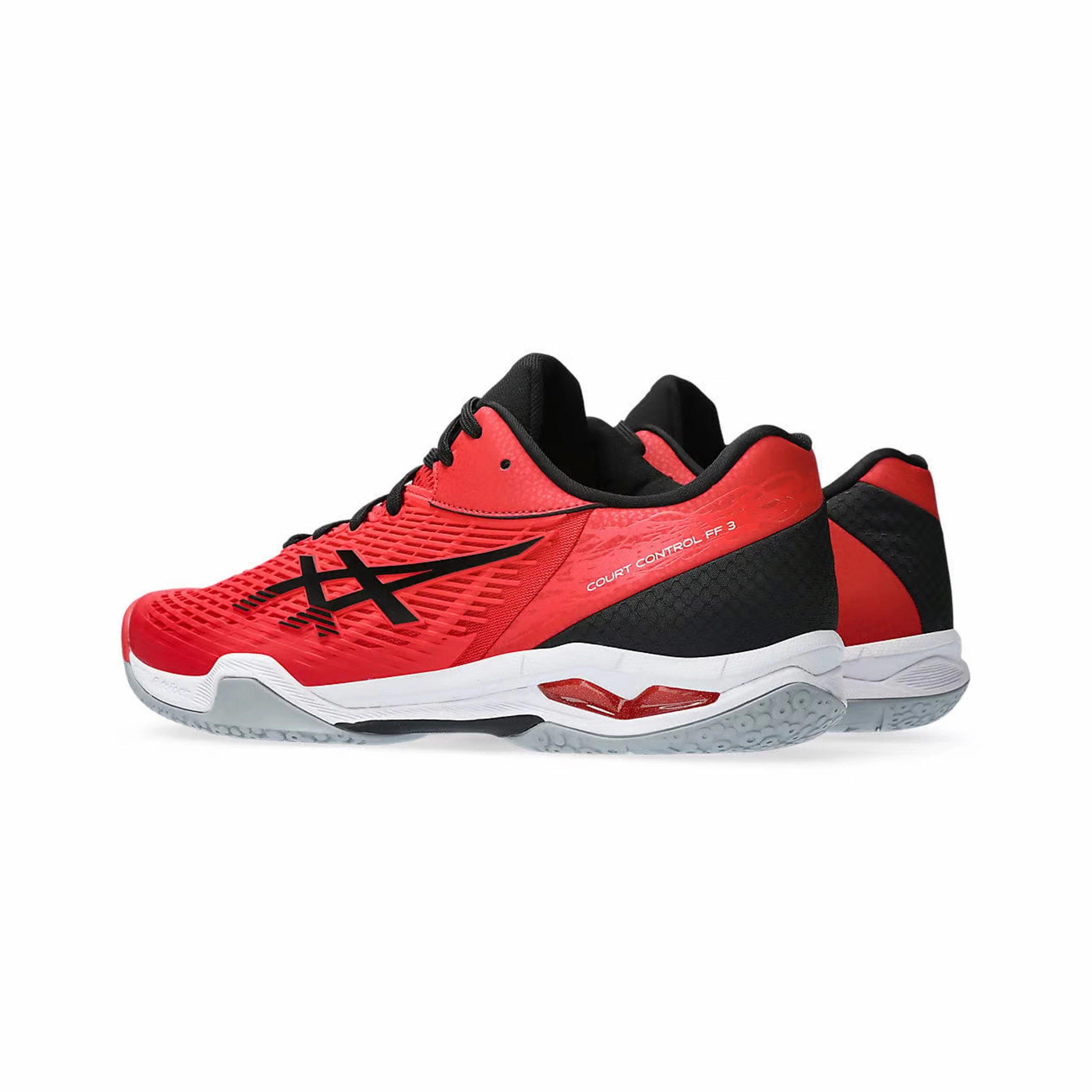Haikyuu Asics Shoes Asics Court Control FF3 (Classic Red/Black) Badminton Shoes