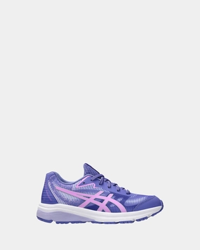 Asics Carbon Running Shoes Netburner Pro 4 Grade School Blue Violet/Lavender Glow