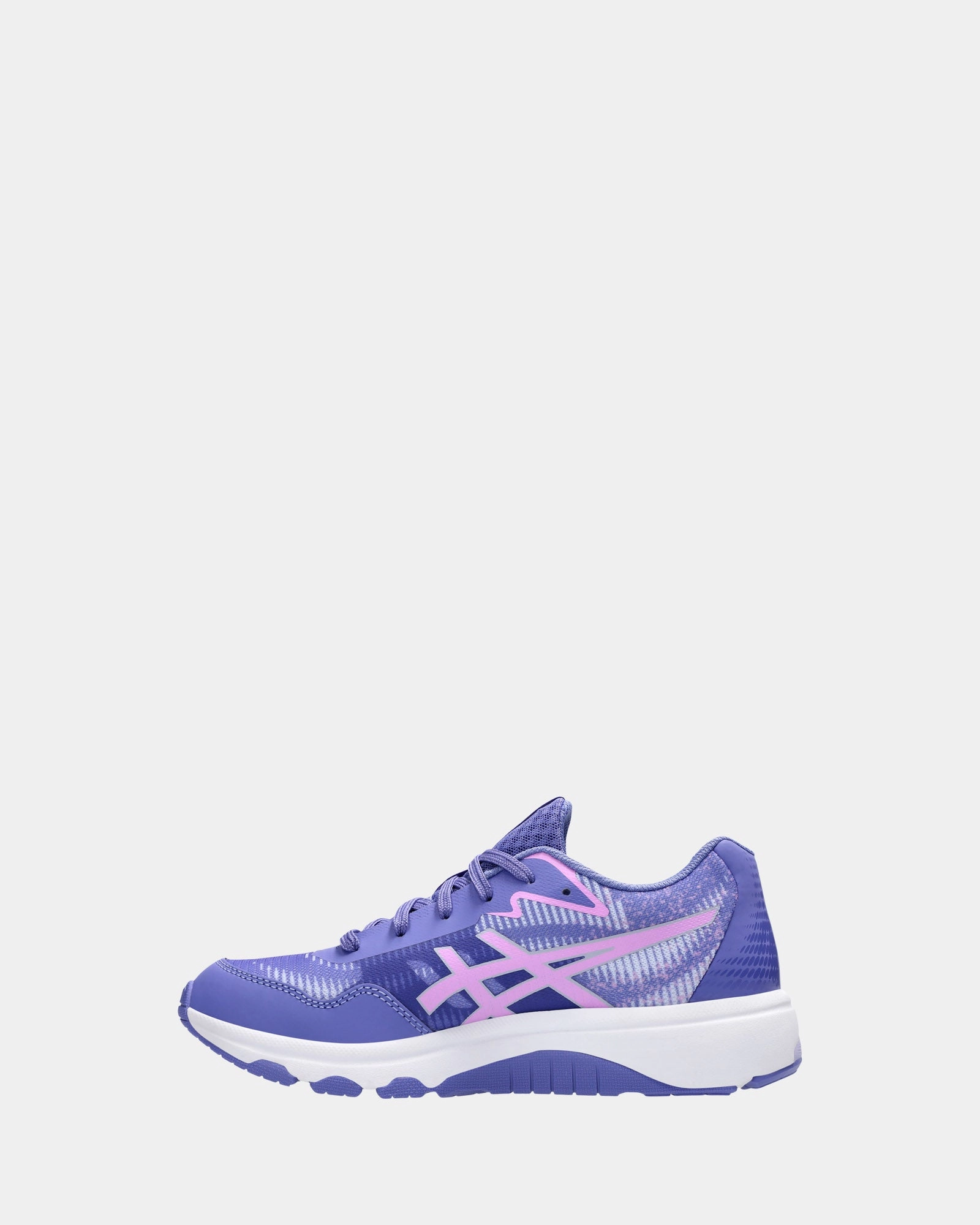 Netburner Pro 4 Grade School Blue Violet/Lavender Glow Asics Zero Drop Shoes