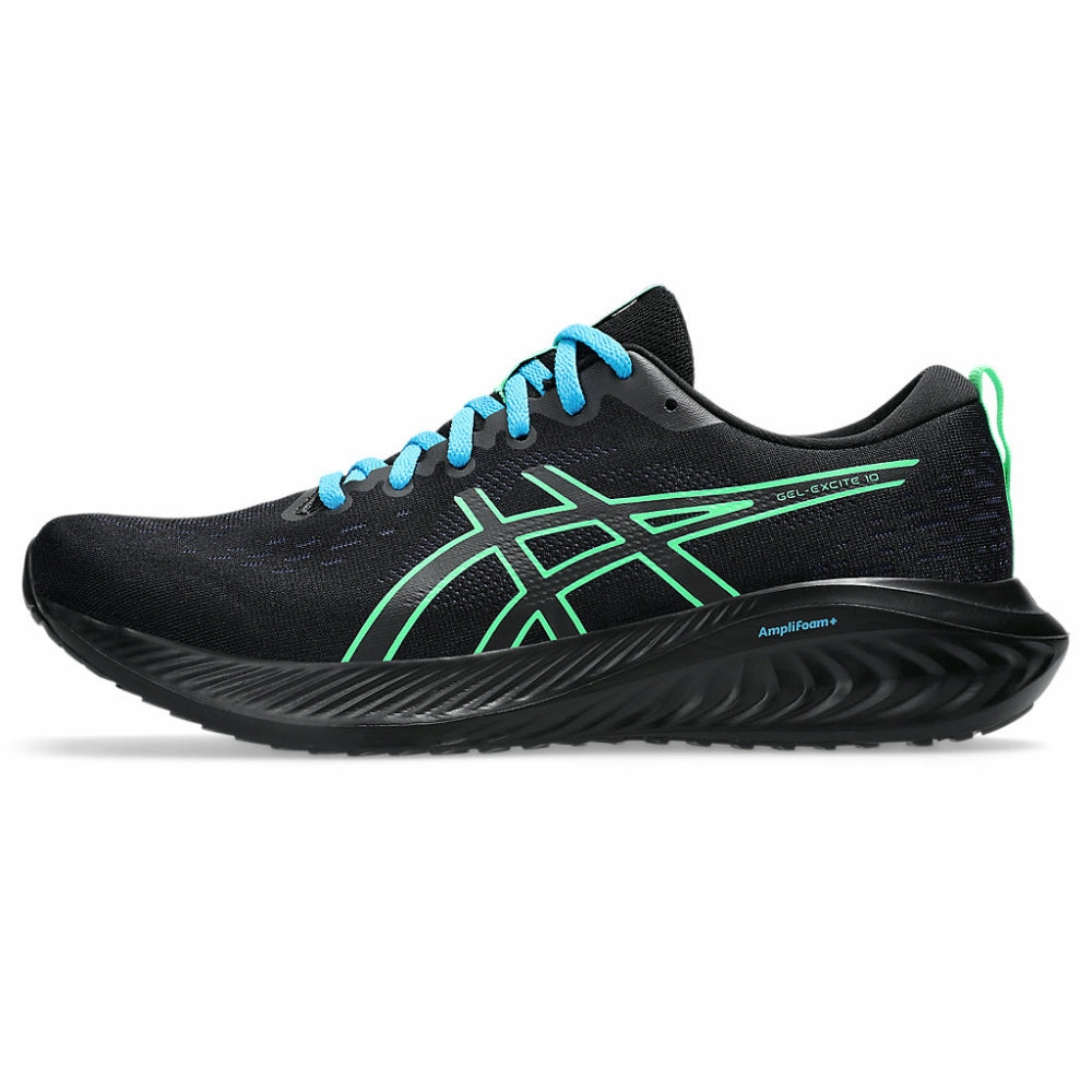 ASICS Men's Gel Excite 10 Running Shoe (Black/New Leaf) Asics Hyrox Shoes