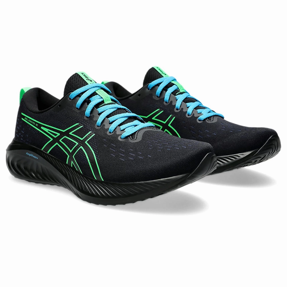 ASICS Men's Gel Excite 10 Running Shoe (Black/New Leaf) Asics Gel Evate 3 Running Shoe