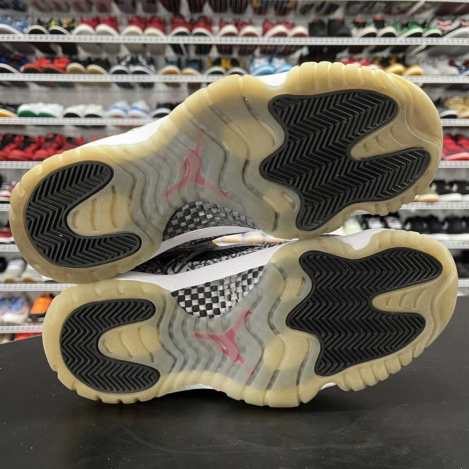 Nike Air Jordan 11 Retro Low IE Black Cement 919712-006 Men's Size 8 Asics Conversion Chart