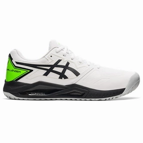 Asics Gel Challenger 13 Tennis Shoes - White/Green Gecko Best Place To Buy Asics Running Shoes