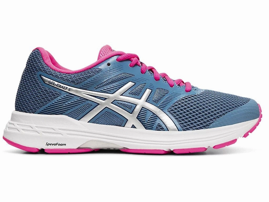asics gel-exalt 5 women's trainers/ grey floss silver Asics Gel-kayano Lite 2 Running Shoes