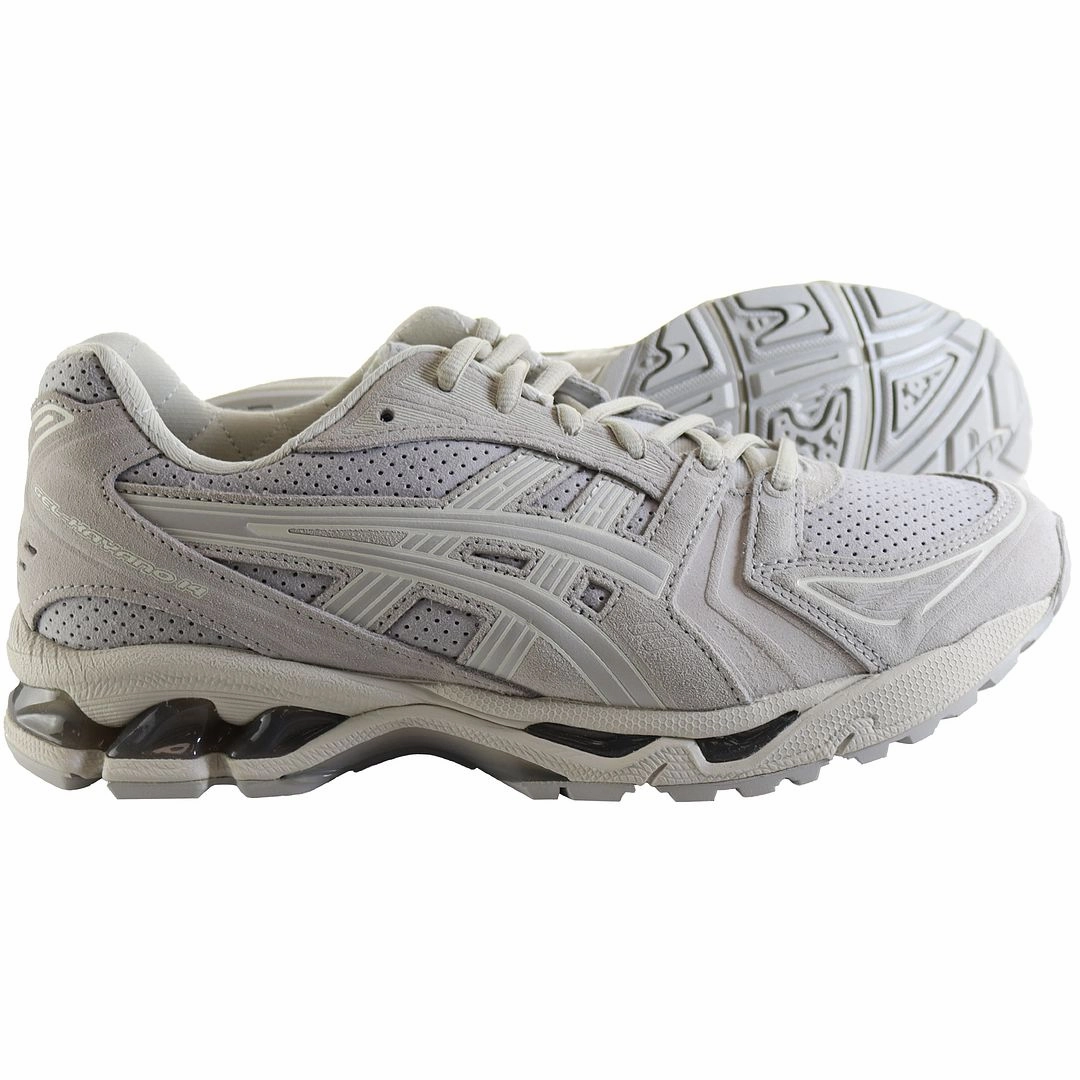 Asics Gel-Kayano 14 Mens Grey Trainers Womens White Asics Running Shoes